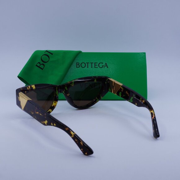 Bottega Veneta BV1176S 002 Cat Eye Sunglasses - Havana/Brown - Picture 6 of 12